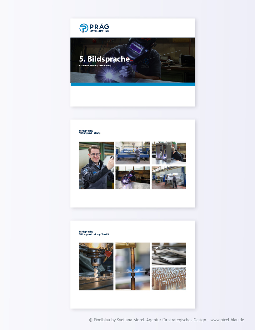 Präg GmbH Styleguide - Bildsprache